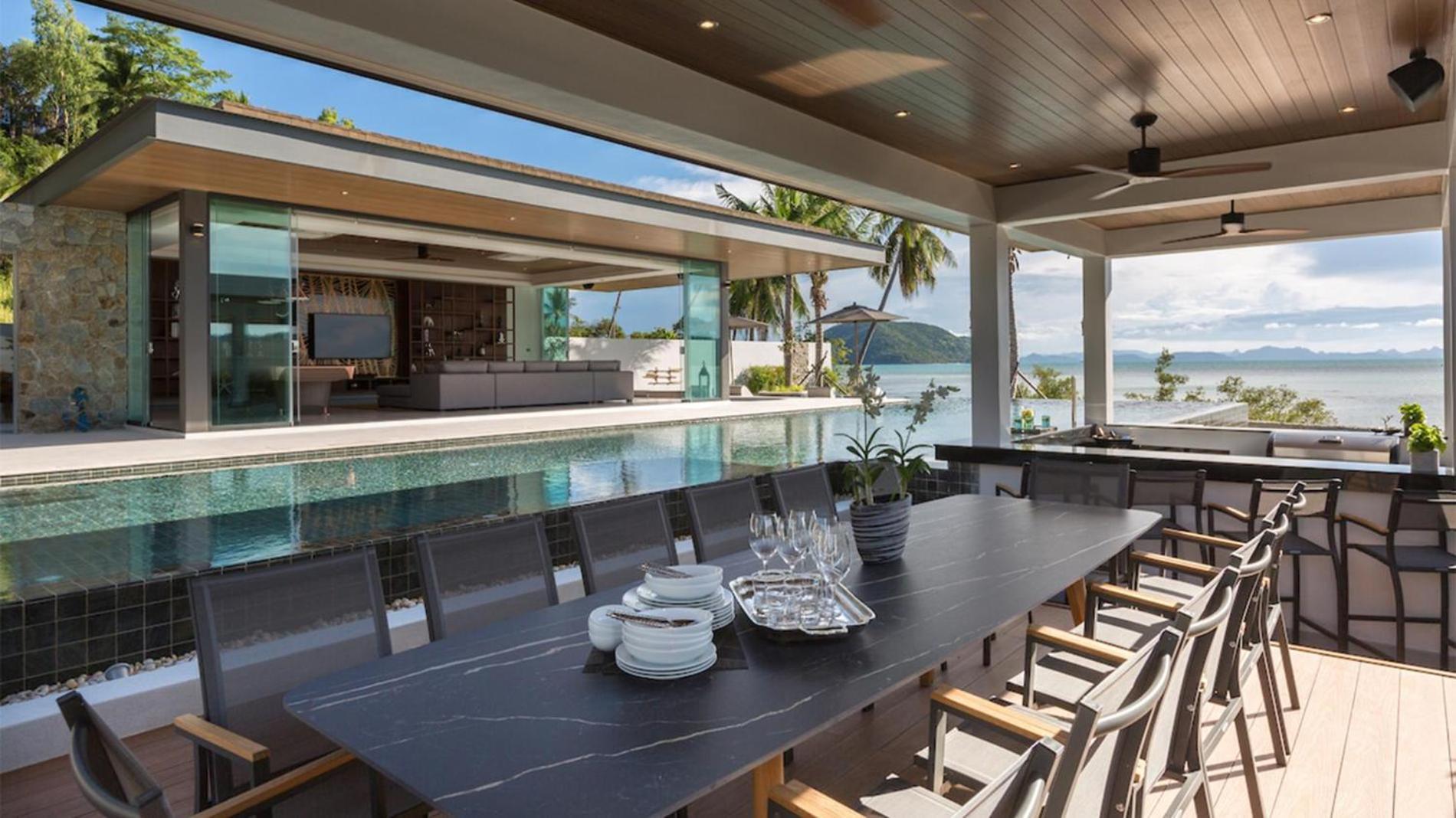 Exclusive Sea Renity A Beachfront Villa Retreat Sleeps 12 Adults And 6 Kids Laem Sor Exterior foto